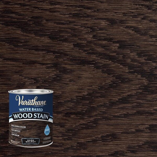RustOleum WOOD STAIN DRK WALNT 1QT 381119 Zoro